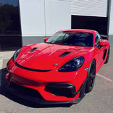 SilverRocket Dry Carbon Clubsport Dive Plane and Lower Side Spoiler Pack for Porsche 718 GT4 RS
