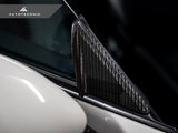 AutoTecknic Dry Carbon Side Mirror Wind Deflector Set - Porsche 911 (991) | 981 Boxster/Cayman | 718 (982)