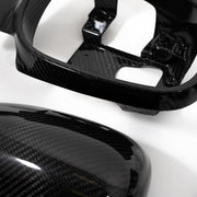 Rennline Carbon Fiber Mirrors for Cayenne: Premium carbon fiber mirror shells for a sleek, factory-fit upgrade. Shop now at PMB Performance.
