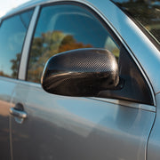 Rennline Carbon Fiber Mirrors for Cayenne: Premium carbon fiber mirror shells for a sleek, factory-fit upgrade. Shop now at PMB Performance.