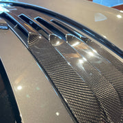 Rennline Carbon Fiber Decklid Louvers - 991.1 Turbo/Turbo S: Premium carbon fiber, OEM fit, easy install, modern upgrade. Shop now at PMB.