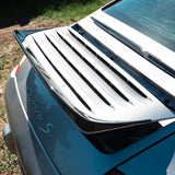 Rennline Mini Decklid Spoiler: Hand-laid carbon fiber with UV protectant for a factory fit. OEM+ look, using 3M VHB adhesive. Shop now at PMB Performance.