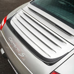 Rennline Mini Decklid Spoiler: Hand-laid carbon fiber with UV protectant for a factory fit. OEM+ look, using 3M VHB adhesive. Shop now at PMB Performance.