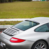 Rennline Carbon Fiber Roof Spoiler: Hand-laid carbon fiber with high gloss UV protection. CAD-designed for a factory fit. Shop now at PMB Performance.