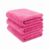 WASH&WHIPS Edgeless Microfiber Coral Fleece with Ultrasonic Edge 3 Pack