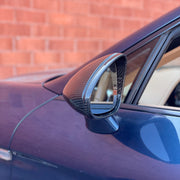 Rennline Carbon Fiber Mirrors for Panamera: Sleek upgrade with OEM fit. Installs in minutes. Not for Lane Assist cars. Shop now at PMB Performance.