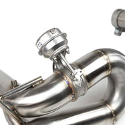 Fabspeed Valved X-Pipe Exhaust for Ferrari F8 Tributo and Spider, product view 6