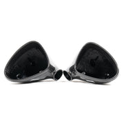 Rennline Carbon Fiber Mirrors for Panamera: Sleek upgrade with OEM fit. Installs in minutes. Not for Lane Assist cars. Shop now at PMB Performance.
