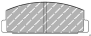 Ferodo Rear Brake Pad Set FCP0372 for Porsche 944/968 (1985–1995)