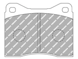 Ferodo Front Brake Pad Set FCP0399 for Porsche 964/993 (1989–1998)