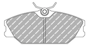 Ferodo Front Brake Pad Set FCP0406 for Porsche/Audi/BMW Motorsport Applications