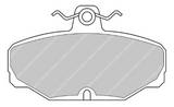 Ferodo Rear Racing Brake Pad Set FCP0408 for Caterham Seven Range (1997–)/Ford Sierra Cosworth Mk2 (1987–1993)