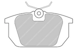 Ferodo Rear Brake Pad Set FCP0409 for Porsche/Audi/BMW Motorsport Applications