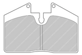 Ferodo Rear Brake Pad Set FCP0451 for Porsche 964/993 (1989–1998)