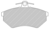 Ferodo Brake Pad Set FCP0775 for Porsche/Audi/BMW Motorsport Applications