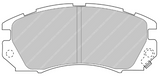 Ferodo Brake Pad Set FCP0948 for Porsche/Audi/BMW Motorsport Applications