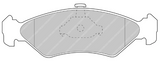 Ferodo Brake Pad Set FCP1082 for Porsche/Audi/BMW Motorsport Applications
