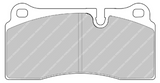 Ferodo Brake Pad Set FCP1281 for Porsche/Audi/BMW Motorsport Applications