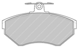 Ferodo Brake Pad Set FCP1312 for Porsche/Audi/BMW Motorsport Applications