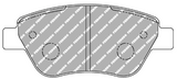 Ferodo Brake Pad Set FCP1466 for Porsche/Audi/BMW Motorsport Applications