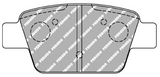 Ferodo Brake Pad Set FCP1469 for Porsche/Audi/BMW Motorsport Applications