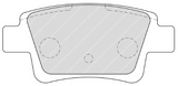 Ferodo Brake Pad Set FCP1858 for Porsche/Audi/BMW Motorsport Applications