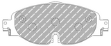 Ferodo Brake Pad Set FCP4433 for Porsche/Audi/BMW Motorsport Applications