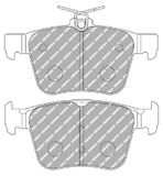 Ferodo Brake Pad Set FCP4697 for Porsche/Audi/BMW Motorsport Applications