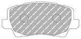 Ferodo Racing Brake Pad Set FCP5037 for Porsche 991 GT3/RS (2014–2019)