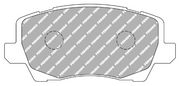 Ferodo Racing Brake Pad Set FCP5037 for Porsche 991 GT3/RS (2014–2019)