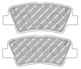Ferodo Racing Brake Pad Set FCP5041 for Porsche 991 Turbo/Turbo S (2014–2019)