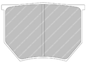 Ferodo Racing Brake Pad Set for Porsche 991 Carrera/GT3 Applications