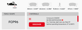 Ferodo FCP0096 Brake Pads