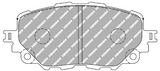 Ferodo Brake Pad Set FCP4873 for Porsche/Audi/BMW Motorsport Applications