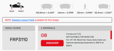 Ferodo DS3.12 Front Brake Pads for Porsche 992
