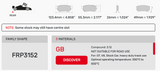 Ferodo DS3.12 Rear Brake Pads for Porsche 991