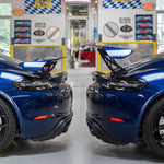Fabspeed Porsche 981/718 Cayman GT4 Monoblock Wing Risers (2015+) (Image: 10)
