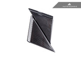 AutoTecknic Version III Dry Carbon Side Mirror Wind Deflector Set - A90 Supra 2020-Up