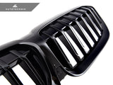 AutoTecknic Gloss Black Front Grille - G20 3-Series Pre-LCI