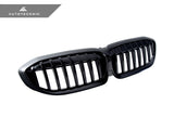 AutoTecknic Gloss Black Front Grille - G20 3-Series Pre-LCI