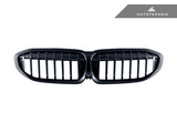 AutoTecknic Gloss Black Front Grille - G20 3-Series Pre-LCI