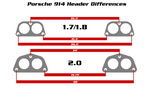 1.7/1.8L Full Muffler Kit for Porsche 914 (70-76)