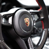 Rennline Carbon Fiber Steering Wheel Insert Kit for Porsche 911 (991)