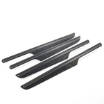 Rennline Carbon Fiber Door Trim Kit for Macan: OEM+ style, 2x2 carbon fiber with UV gloss resin, precision fit, easy installation. Shop now at PMB Performance.