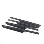 Rennline Carbon Fiber Door Trim Kit for Macan: OEM+ style, 2x2 carbon fiber with UV gloss resin, precision fit, easy installation. Shop now at PMB Performance.
