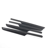 Rennline Carbon Fiber Door Trim Kit for Macan: OEM+ style, 2x2 carbon fiber with UV gloss resin, precision fit, easy installation. Shop now at PMB Performance.