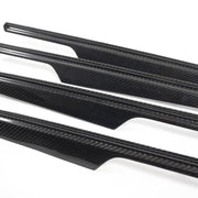 Rennline Carbon Fiber Interior Trim Kit for Macan: OEM+ style, UV-resistant gloss resin, precision fit, and sleek 2x2 carbon fiber. Shop now at PMB Performance.