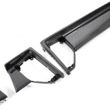 Rennline Carbon Fiber Dash Trim Kit for Macan: OEM+ style, 2x2 carbon fiber with UV gloss resin, precision fit, & easy installation. Shop now at PMB Performance.