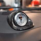 Rennline Carbon Fiber Sport Chrono Clock Housing, fits 987 Boxster/Cayman, 997 Carerra