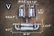 UNIVERSAL VALVED MUFFLER KIT